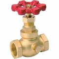 Proline 1/2 In. FIPS Low Lead Cast Brass Stop Valve 105-183NL